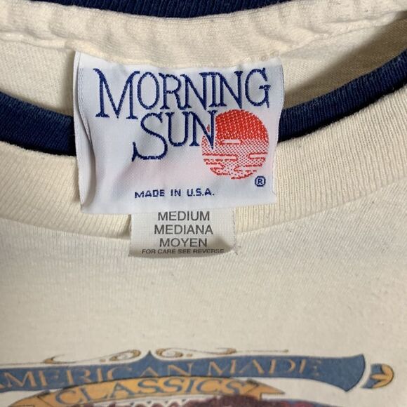 vintage raggedy Ann and Andy shirt stars stripes made in USA Medium M - Picture 7 of 7